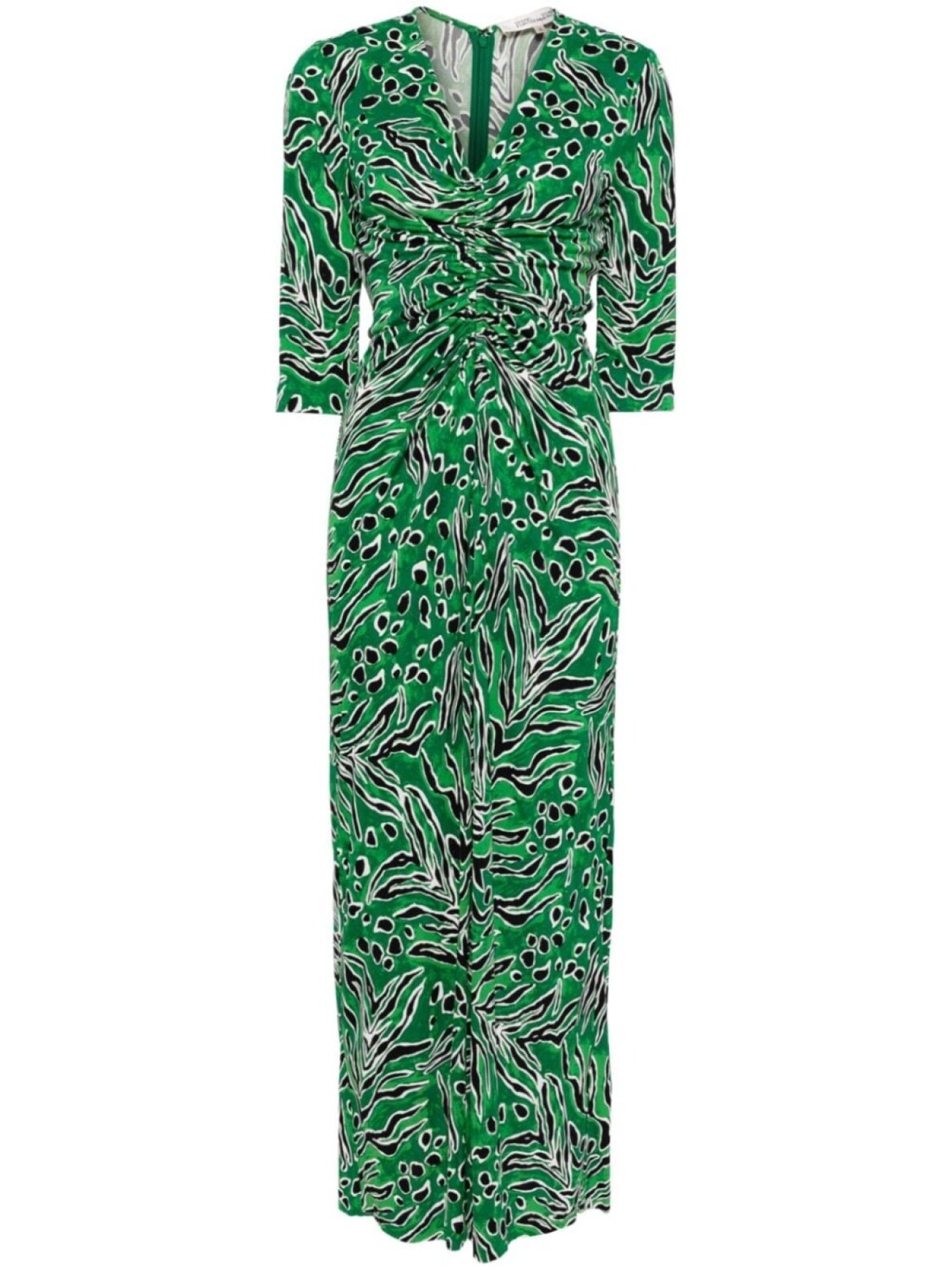 

DVF Diane von Furstenberg платье с принтом водяного тигра, зеленый