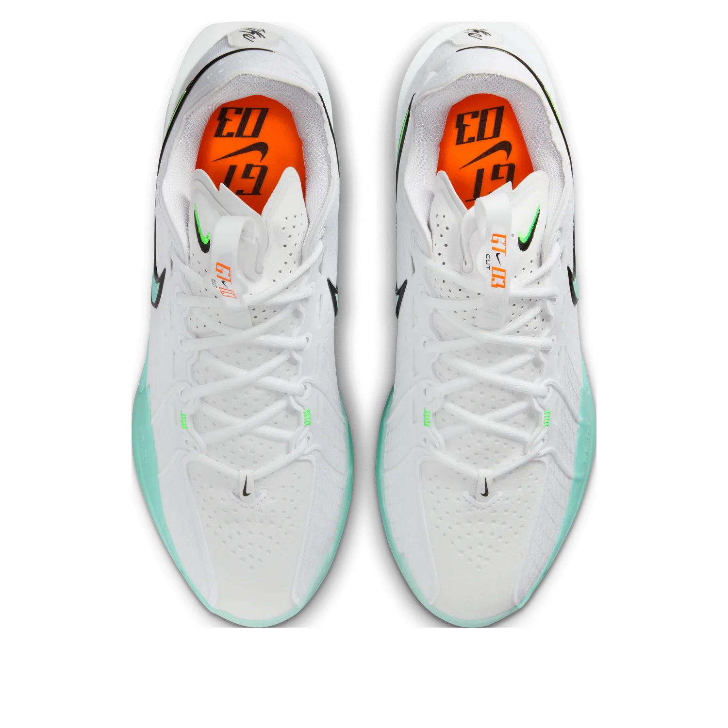 Кроссовки Nike GT Cut 3 'White Bleached Turquoise' — фото 2
