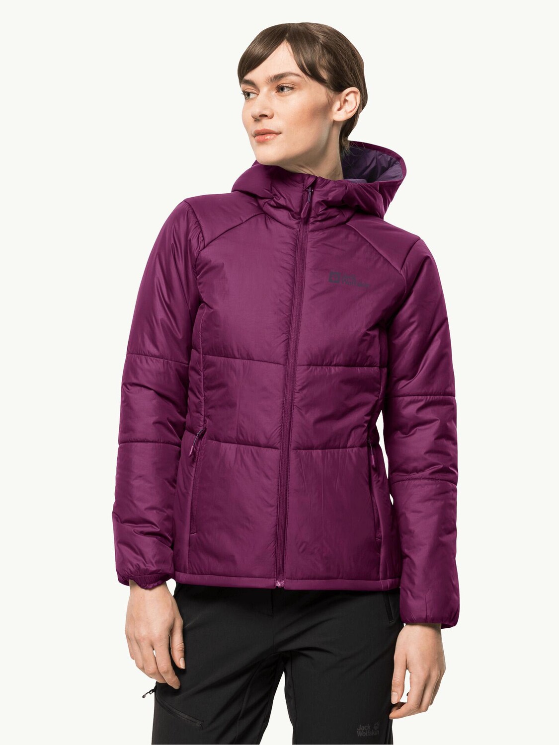 

Куртка Jack Wolfskin BERGLAND INS HOODY W, фиолетовый