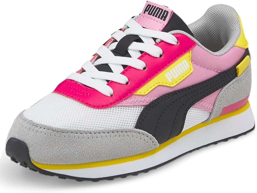 Детские кроссовки Puma Future Rider SplashSneaker (унисекс), белый/розовый — фото 2