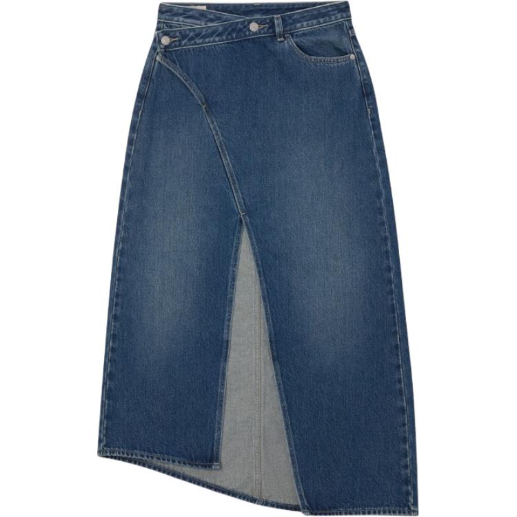 

Levis Джинсовая длинная юбка levi’s для женщин темно-синяя