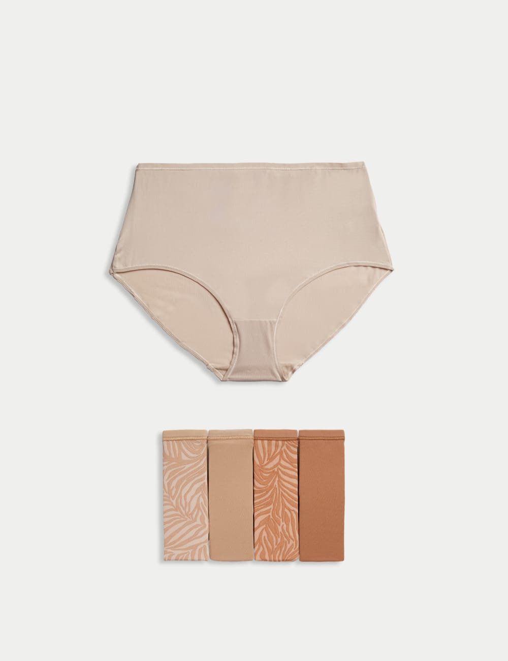 

5 шт. трусы-шорты из микрофибры No VPL Marks & Spencer, розовый кварц
