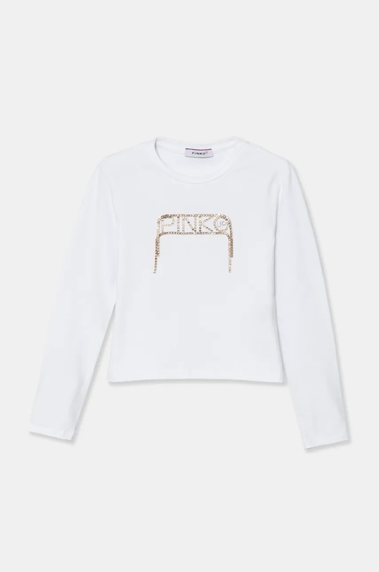 

Детская хлопковая водолазка Pinko Up, белый