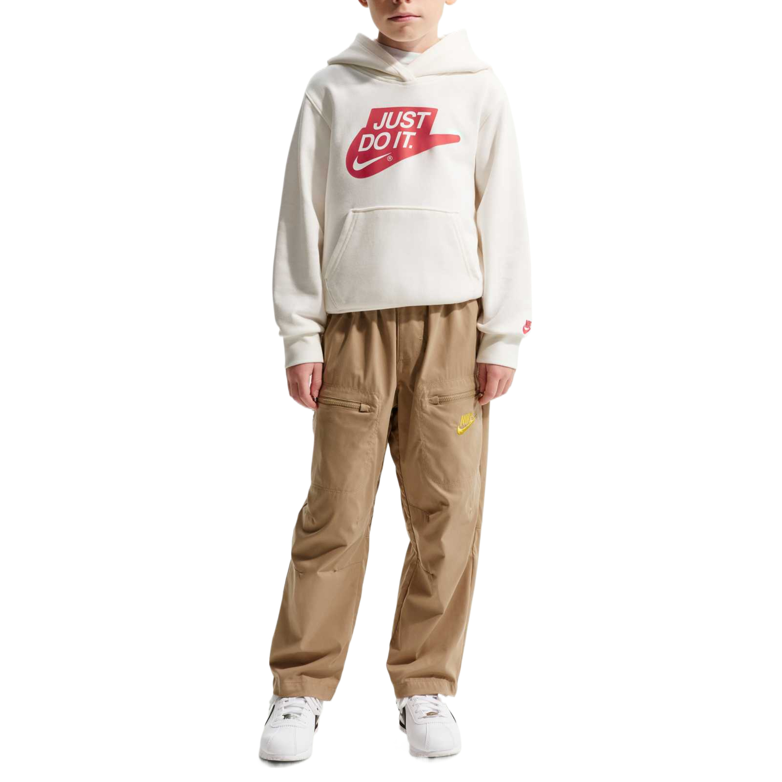 

Детские худи с капюшоном Moderate Nike, sail белый