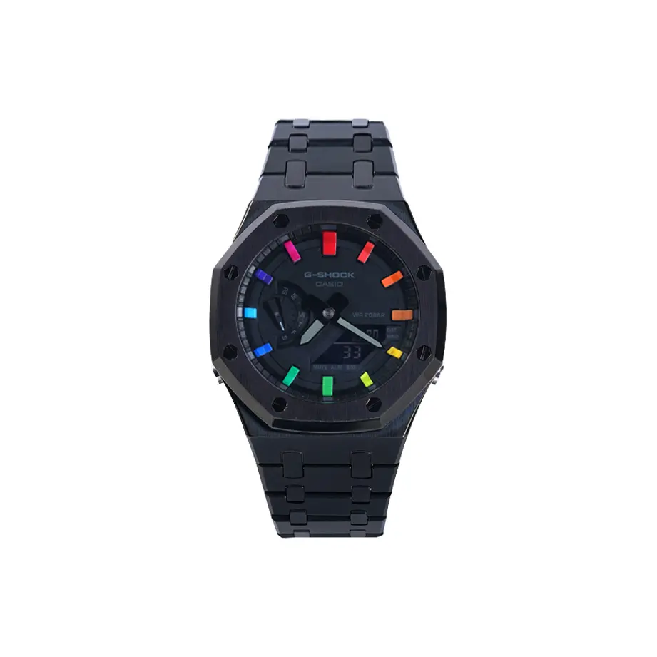 

CASIO Часы Men Liquid Crystal/Analog Dual Display Series Black Watch