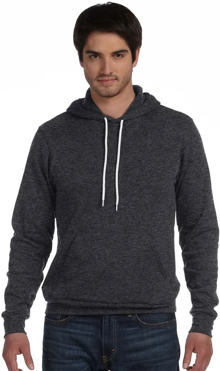 

Bella + Canvas Unisex Poly-Cotton Fleece Pullover Hoodie (3719) DK GRAY HEATHER Bella Canvas