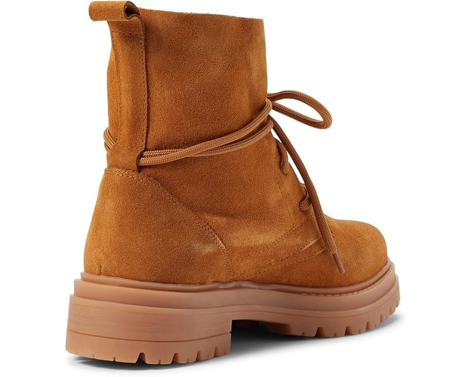Женские ботинки Steve Madden Tahoe замшевые на шнуровке, коричневый — фото 4