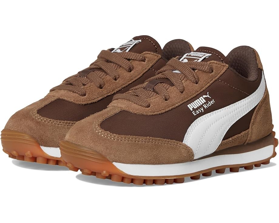 

Кроссовки PUMA Kids Easy Rider, цвет Haute Coffee/Puma White/Espresso Brown