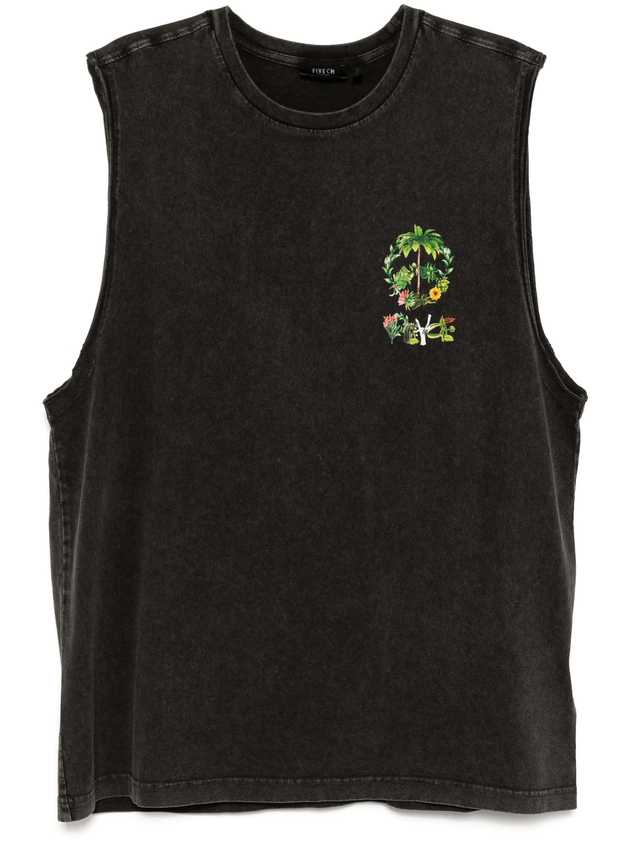 

Топ с графичным принтом Five Cm, серый