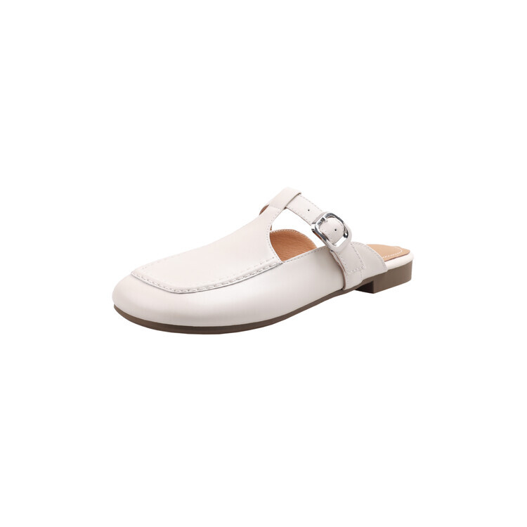 Мюли женские с закрытым носком женские Yeezyy Reezy, цвет Apricot — фото 2