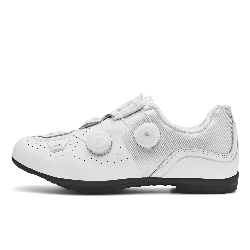 

JYVME Низкие велотуфли унисекс с белой резиновой подошвой, цвет White Rubber Sole