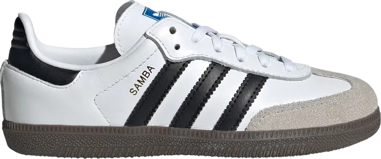 

Кроссовки Samba OG K 'White Black Gum', белый