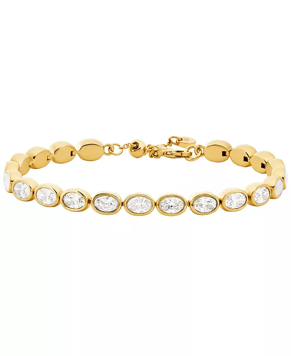 

Браслет из латуни с безелем, позолоченный 14 карат Michael Kors, gold