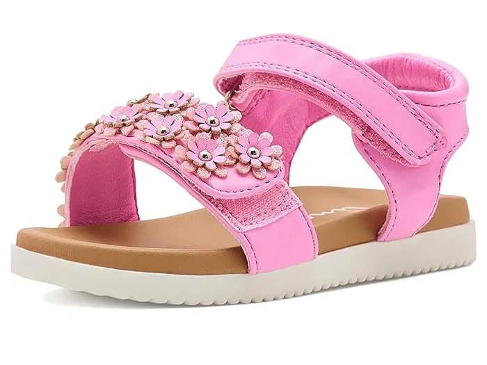 Босоножки с цветочным аппликацией Neriah Nina Kids, Pink — фото 2