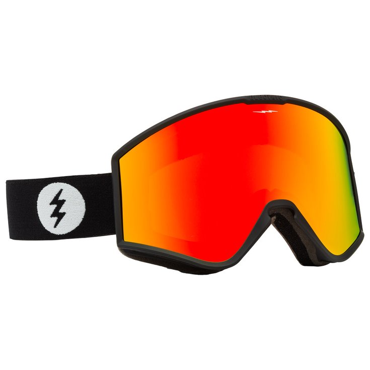 

Горнолыжные очки Kleveland матовые черные красные хромированные Electric