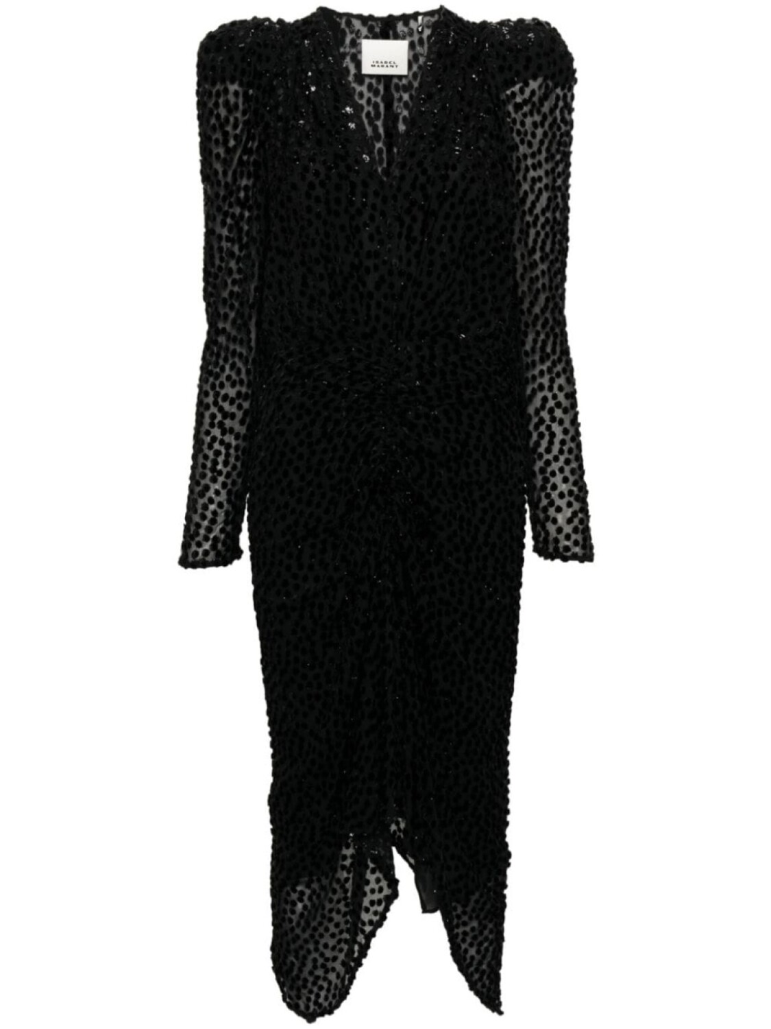 

ISABEL MARANT платье миди Maray, черный