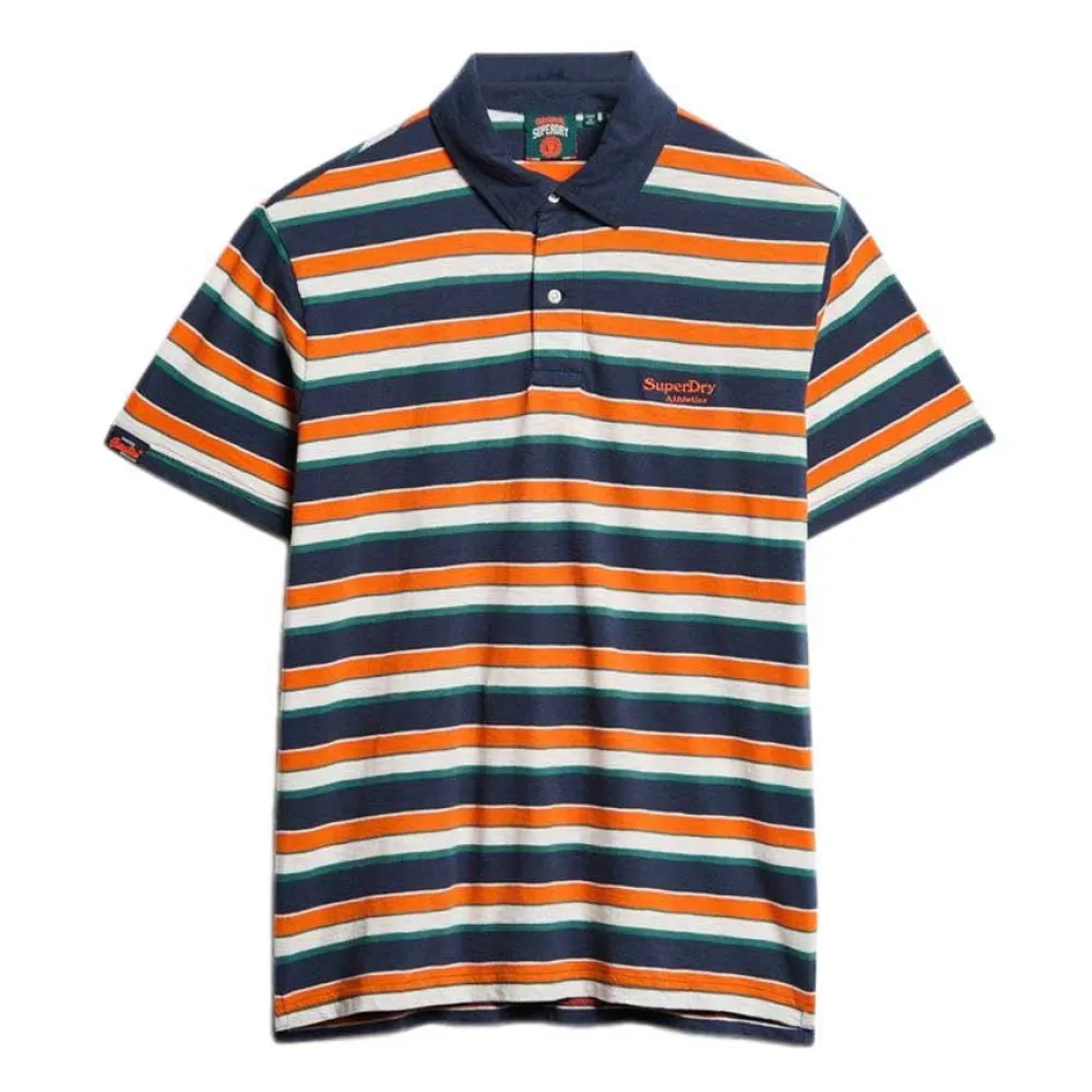 

Поло с коротким рукавом Superdry Lightweight Stripe, разноцветный