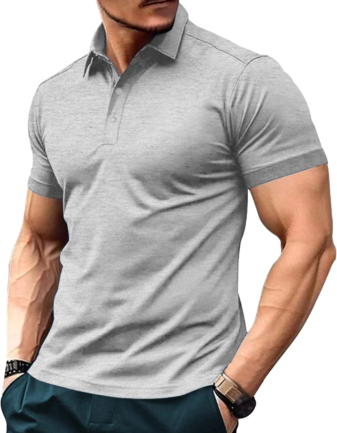 

Мужская поло для спорта и отдыха, дышащая и легкая Maiyifu-GJ