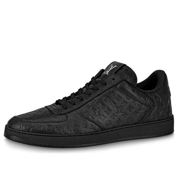 

Кроссовки rivoli sneakers 'black mini monogram' Louis Vuitton, черный