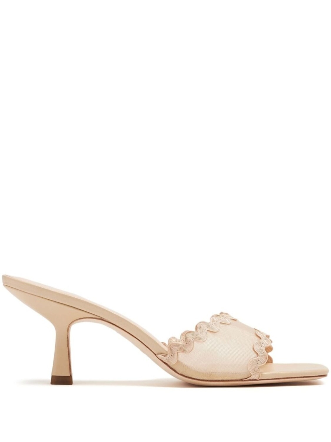 

Loeffler Randall кожаные мюли Milena, нейтральный цвет