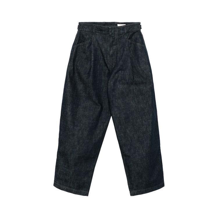 

Брюки Lemaire Pleated Workwear Pants 'Denim Indigo', синий