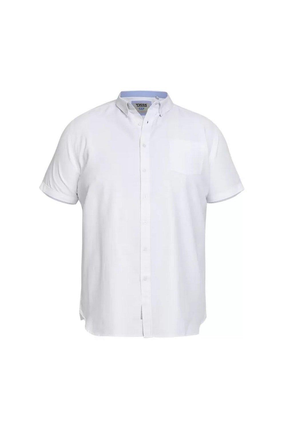 

Рубашка с короткими рукавами James Oxford Kingsize Duke Clothing, белый