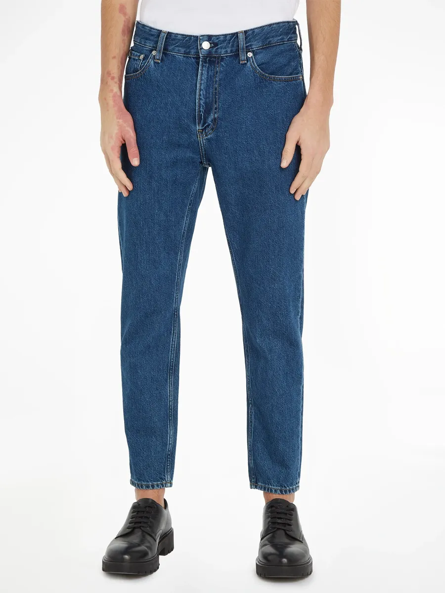 

Джинсы для папы Calvin Klein Jeans "DAD JEAN", модель с 5 карманами, джинсовый