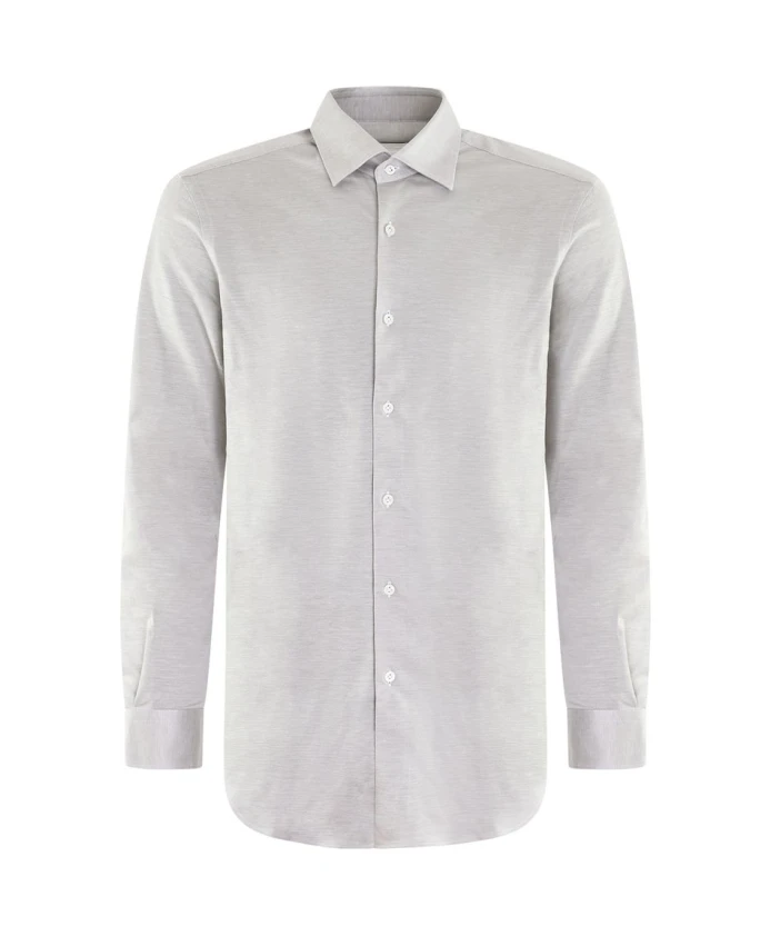 

Вязаная рубашка на пуговицах Pal Zileri, серый