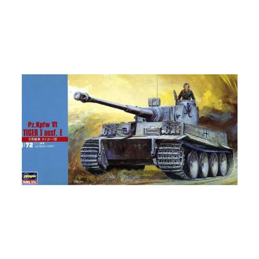

Pz.Kpfw VI Tiger I Ausf. Э, WWII Vehicle Miniatures (1:72) (Hasegawa)
