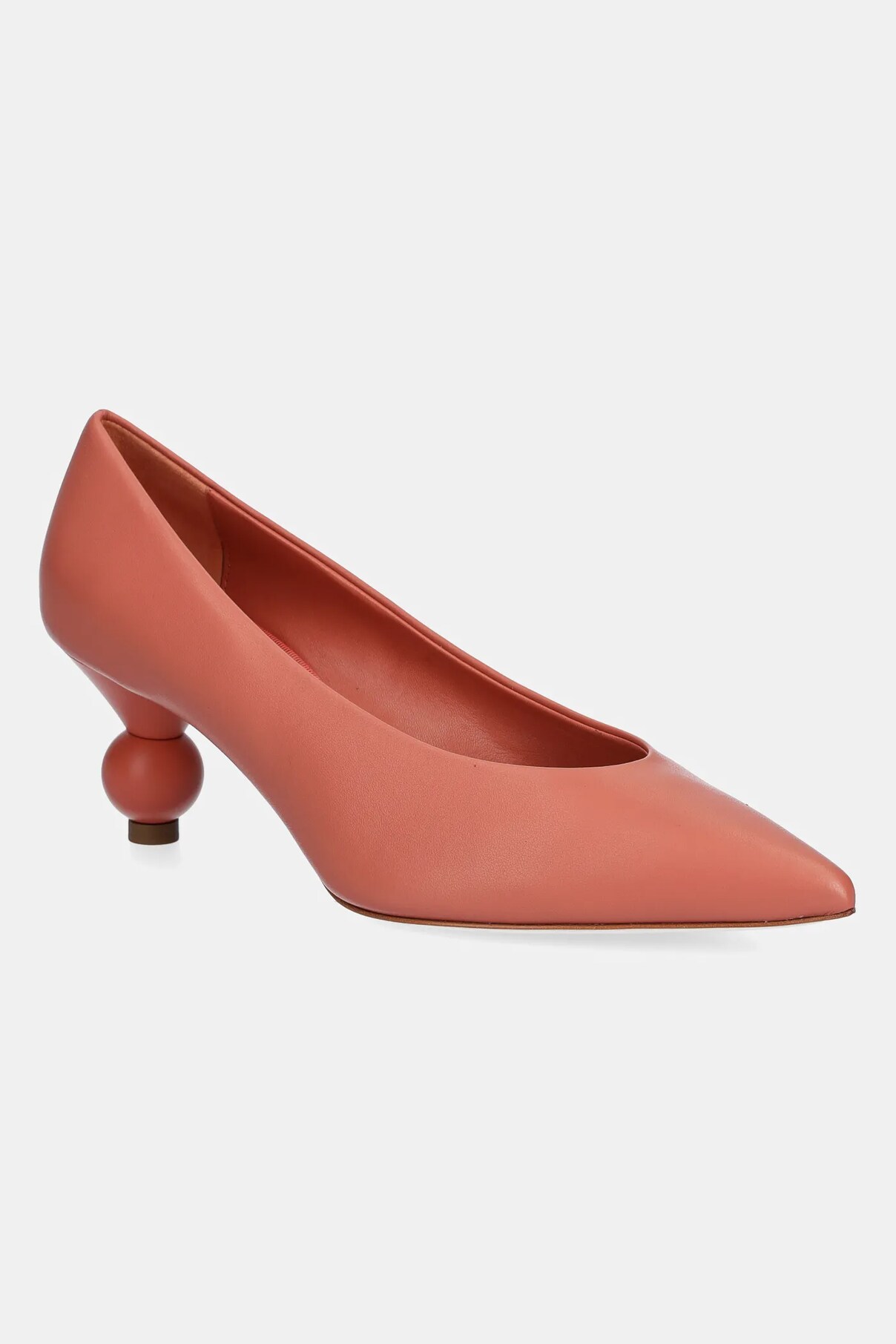 Туфли-лодочки из кожи RENZA Weekend Max Mara, оранжевый