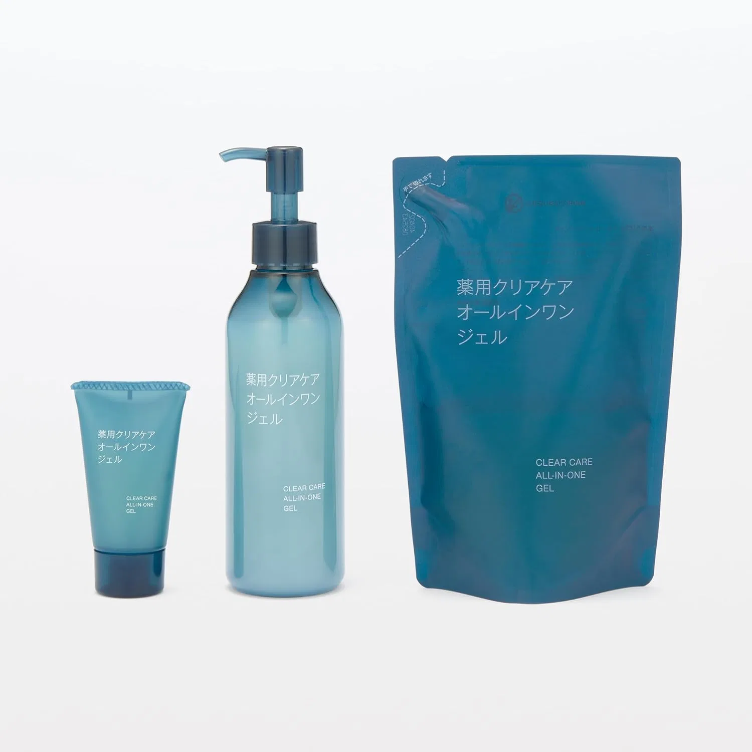 Гель для умывания Muji — Medicated Clear Care All-in-One Gel, 30 г — фото 4