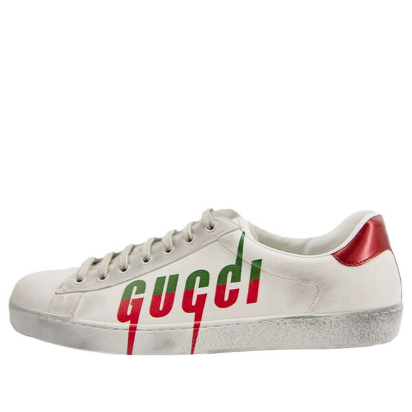 

Кроссовки ace ' blade - distressed white' Gucci, белый