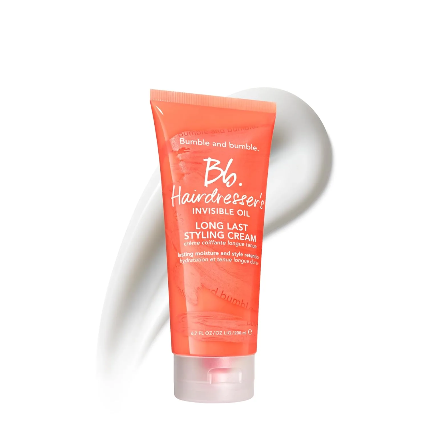 Bumble and bumble Hairdresser's Invisible Oil Long Last Styling Cream, увлажняющий крем против пушистости для всех типов волос с аргановым, кокосовым и виноградным маслом 189.95 г (1 шт.) Bumble And Bumble.