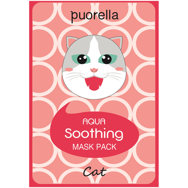 

Успокаивающая маска для лица, 23 г Puorella Aqua soothing cat