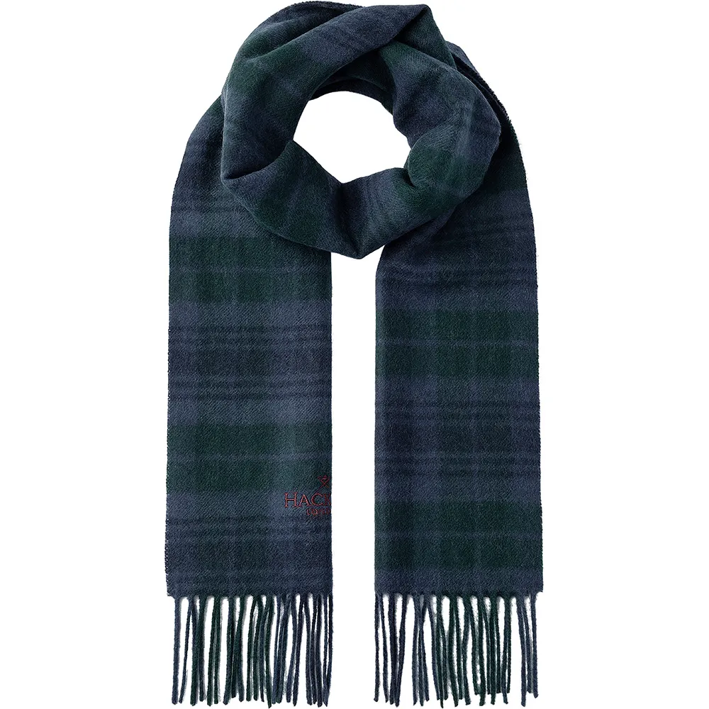 

Шарф Hackett Plaid Logo, зеленый