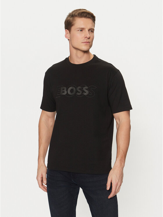 

Футболка обычного кроя 50531271 Boss, черный