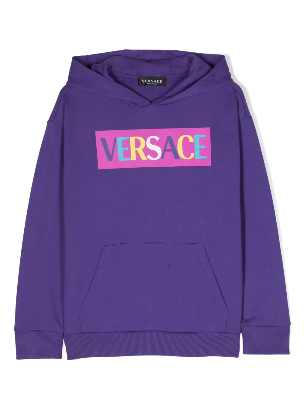 

Худи с логотипом Versace Kids, фиолетовый