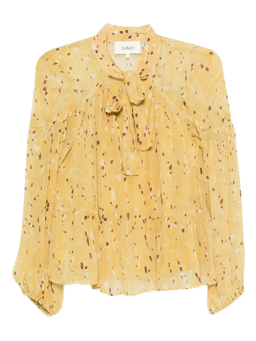 

Блузка Kamala со складками Ba&Sh, желтый