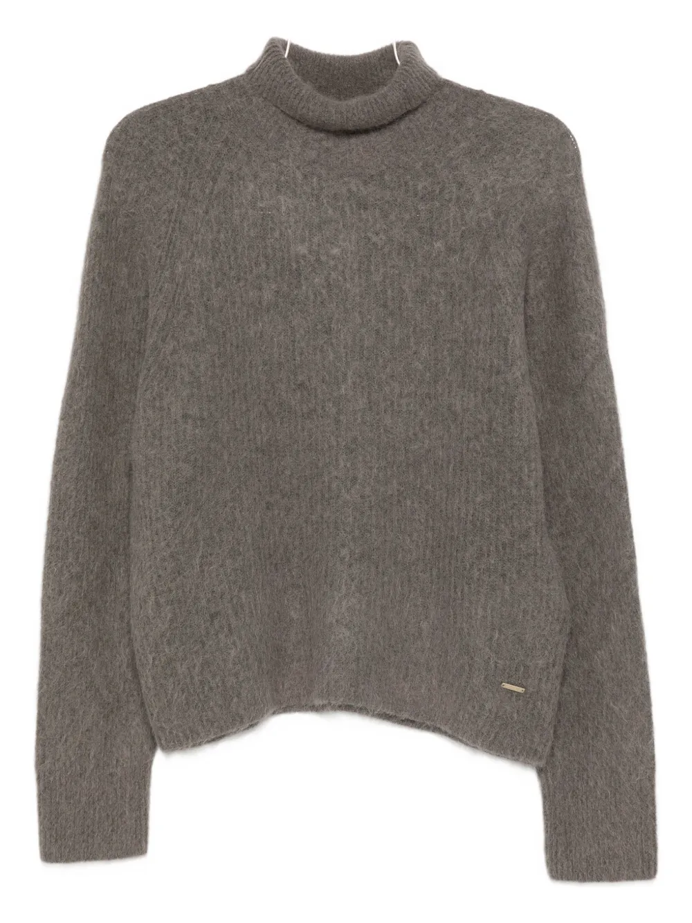 

Свитер с логотипом WOOLRICH, серый
