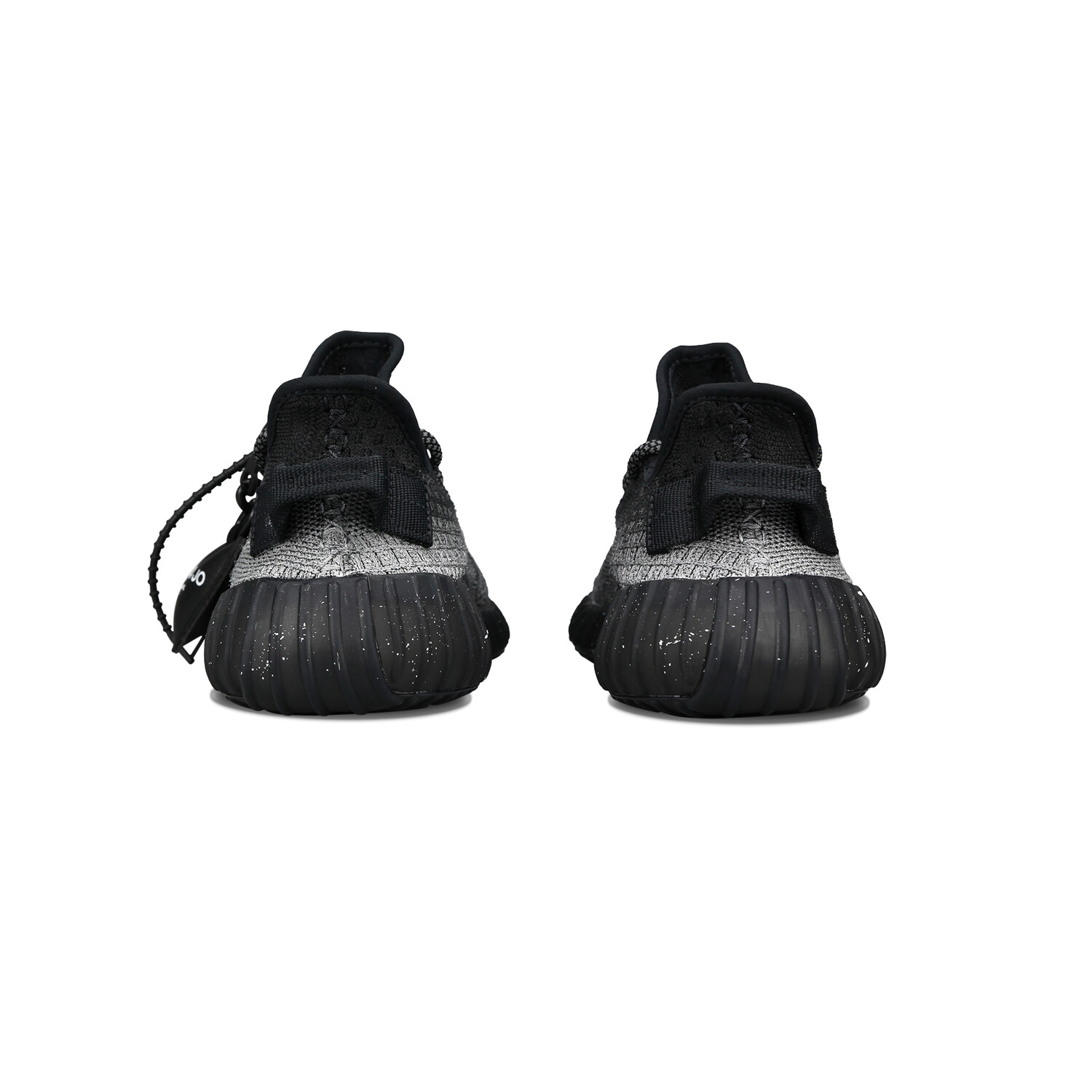 Кроссовки adidas originals Yeezy Boost 350 V2 Lifestyle Shoes Unisex Low-top Black/silver, черный/серебряный — фото 4