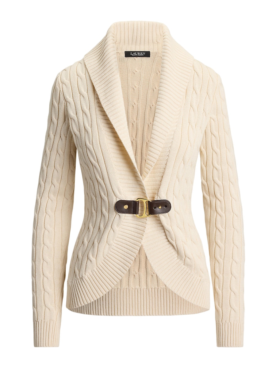 

Вязаный кардиган Lauren Ralph Lauren, кремовый
