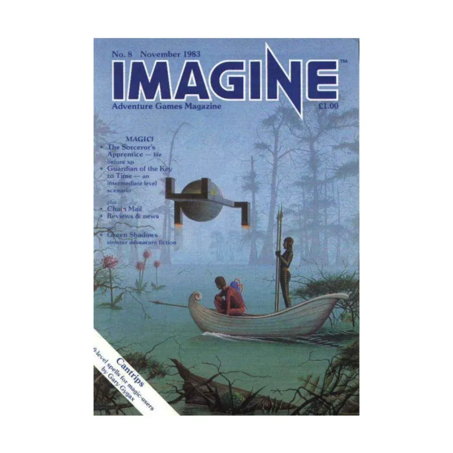 

Журнал #8 "AD&D Adventure - Guardian of the Key to Time, Cantrips", Imagine Magazine