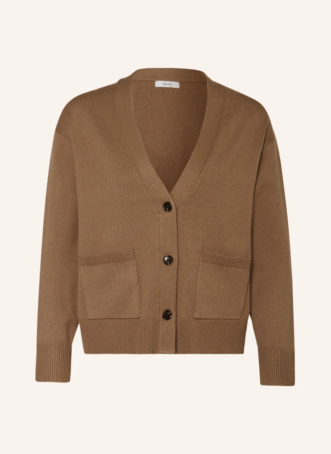 

Харпер кардиган Reiss, коричневый