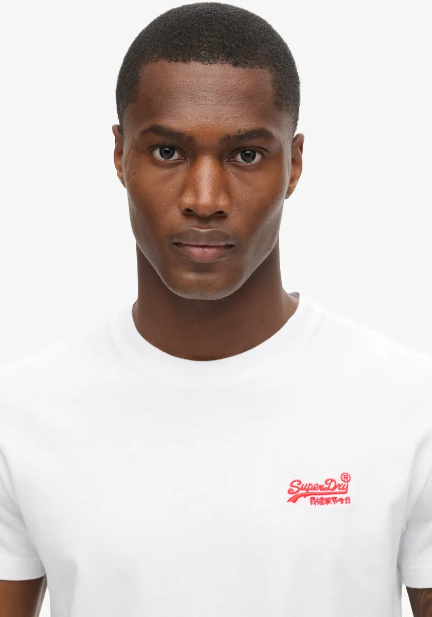 Рубашка с круглым вырезом Superdry "Футболка Essential Logo из органического хлопка", цвет Optic — фото 2