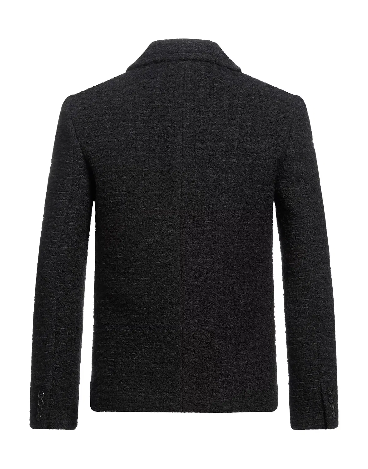 Пиджак из твида черный SAINT LAURENT — фото 2