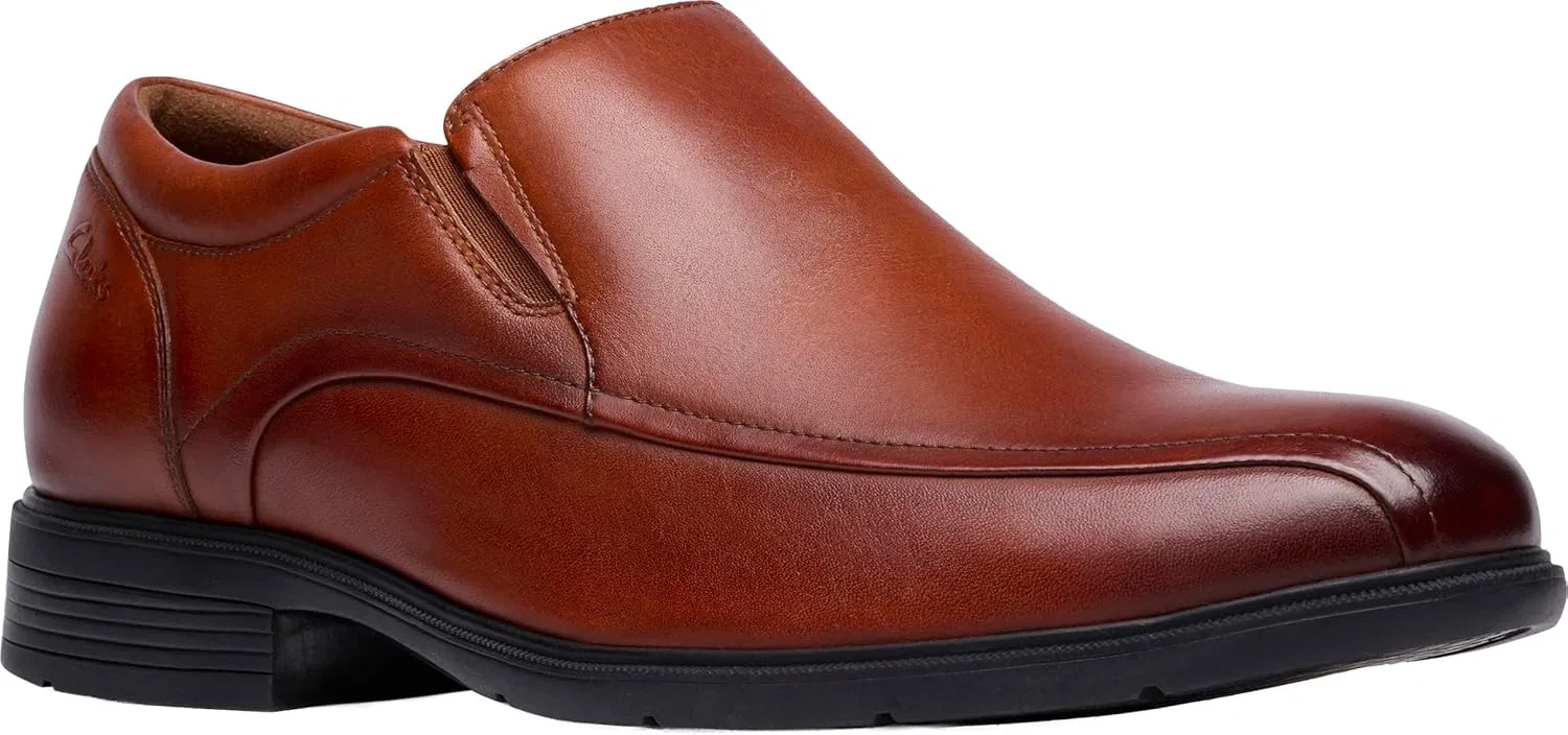 Лоферы Clarks из натуральной кожи, темно-коричневый