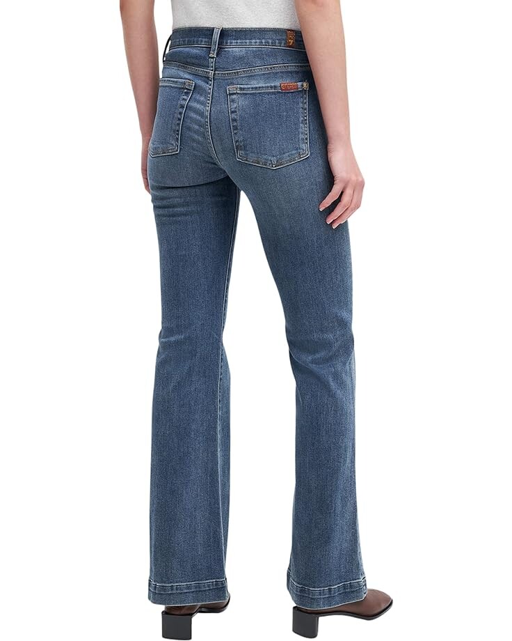 

Джинсы 7 For All Mankind Dojo Welt Pocket Let Down Hem in Bair Authentic Luck, цвет Bair Authentic Luck
