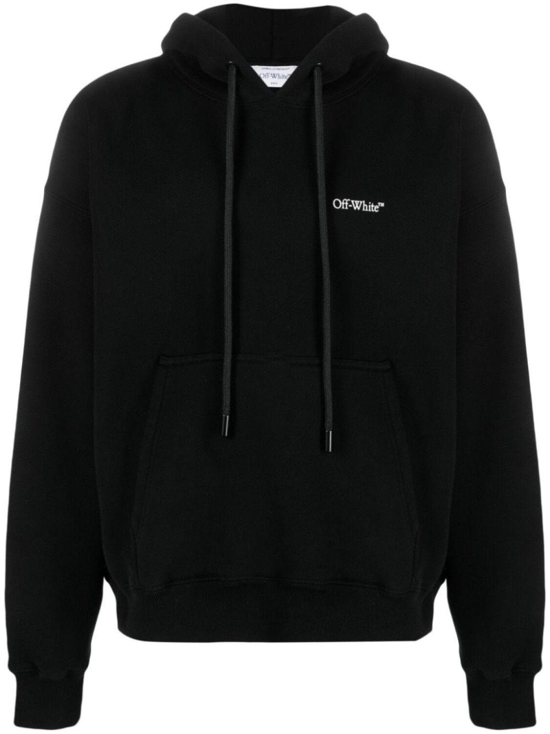 

Off-White худи с логотипом, черный