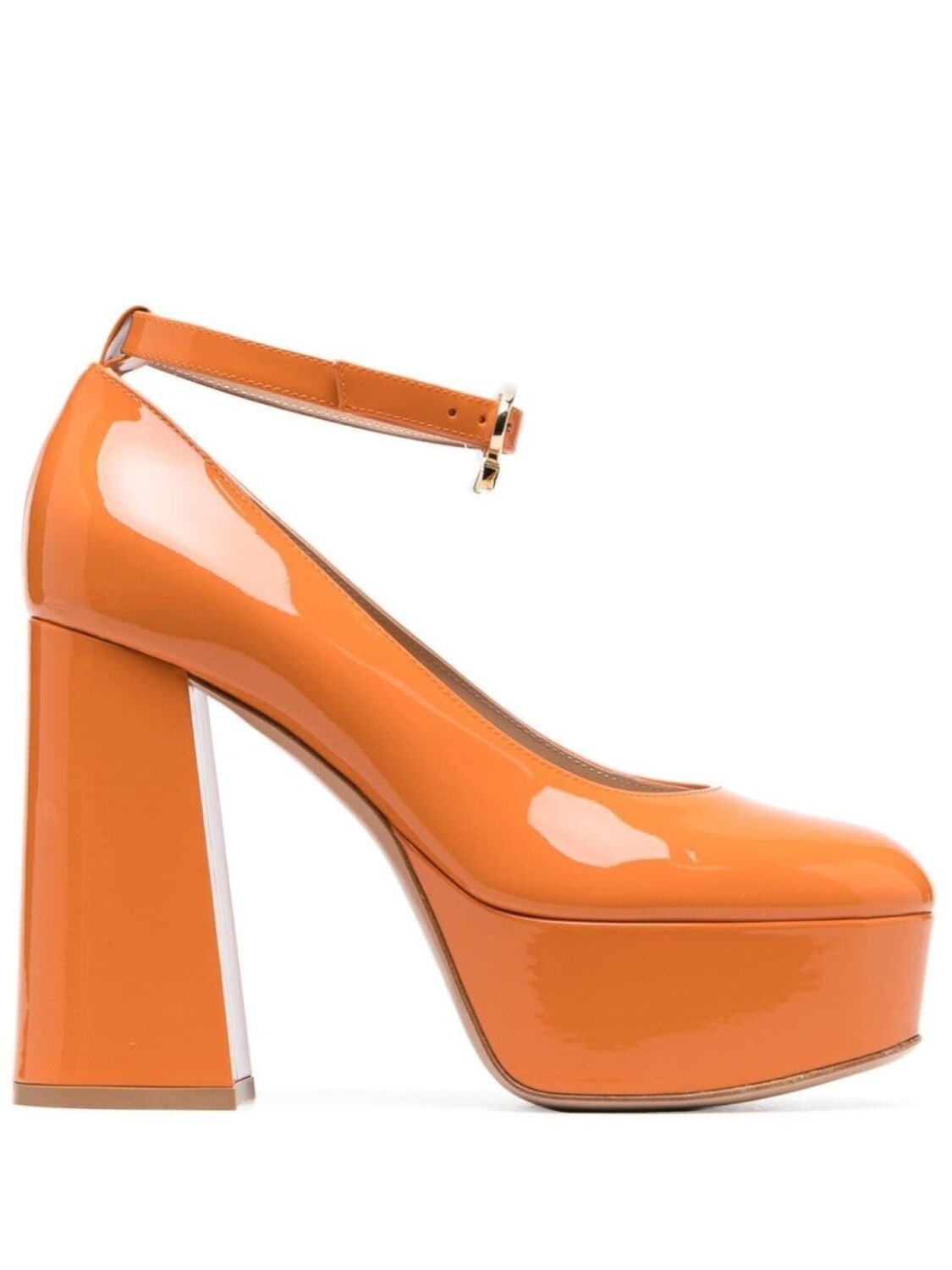 Gianvito Rossi лакированные туфли, оранжевый