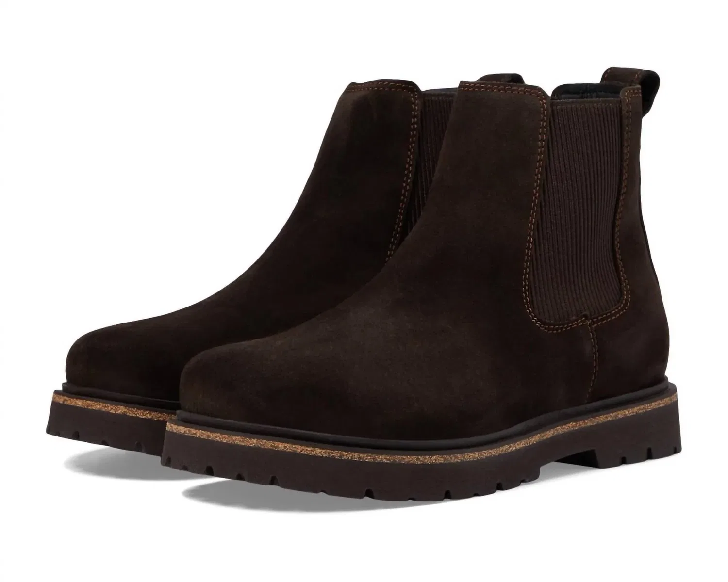 Birkenstock Мужские ботинки-слипоны Highwood Chelsea Boot цвета мокко